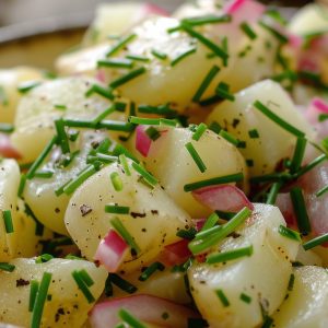 Potatoes with Salad